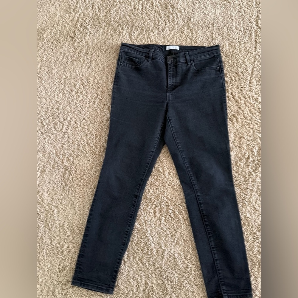 Loft Modern Skinny Black Jeans - Size 12 - Waist 31